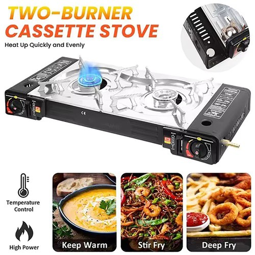 Portable double burner gas - portable, 2
