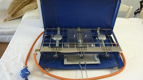 Chef folding double burner - folding,