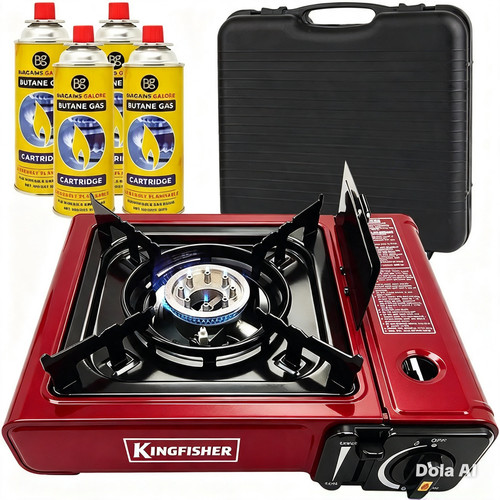 Portable gas cooker camp stove - gas,