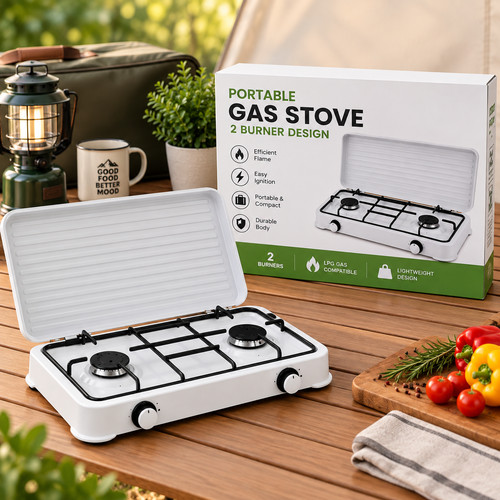 Portable double burner - double,