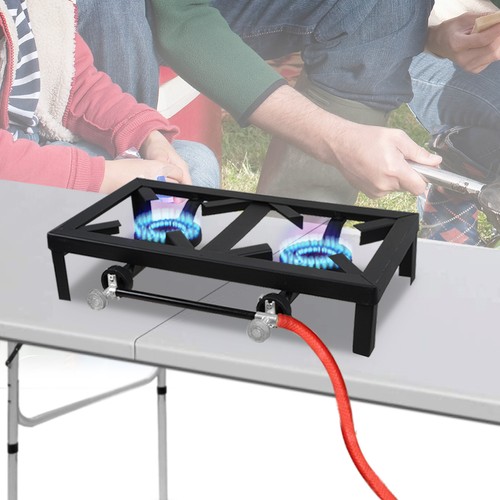 Camping stove double - double, burner
