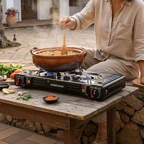 Portable camping gas - camping, cooker