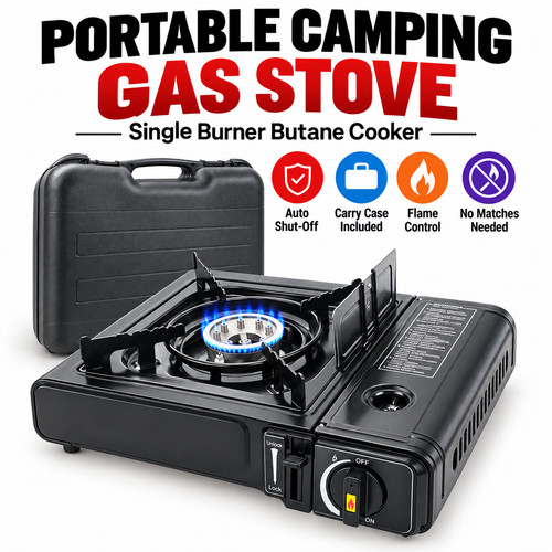 Portable camping gas - camping, stove
