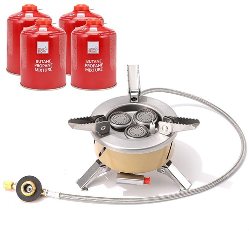 Portable camping cooker gas - cooker,