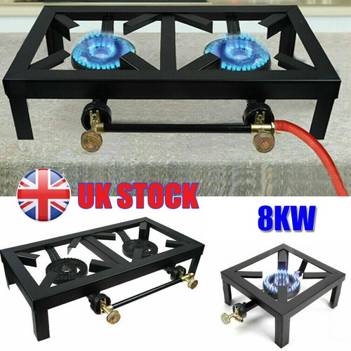 Camping stove double single - double,